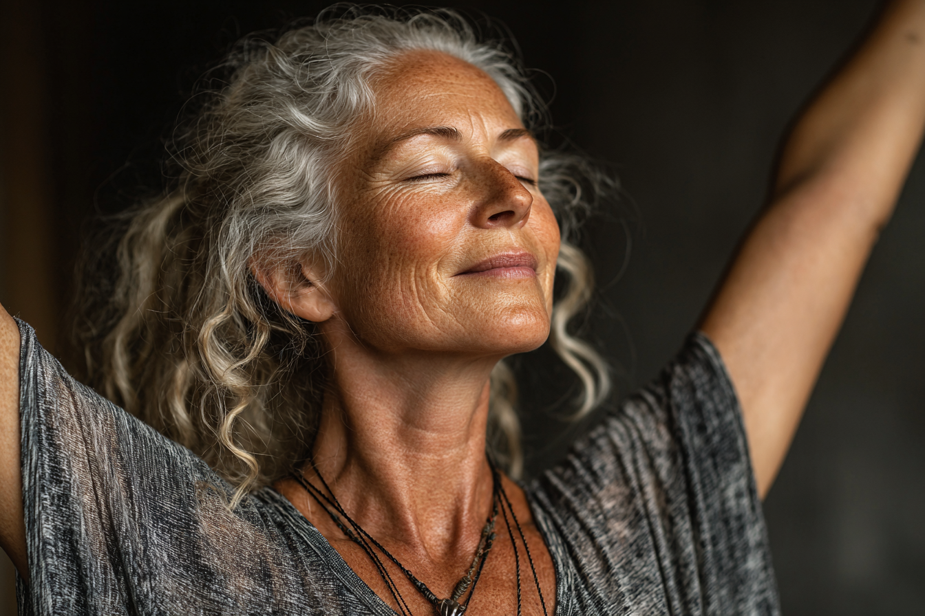 Група людей займається йогою в спокійному середовищі